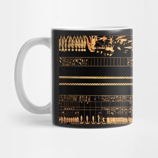 Egyptian astrological cieling from the Tomb of Psammis in Thebes Mug